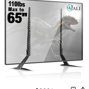 Black Universal TV Stand